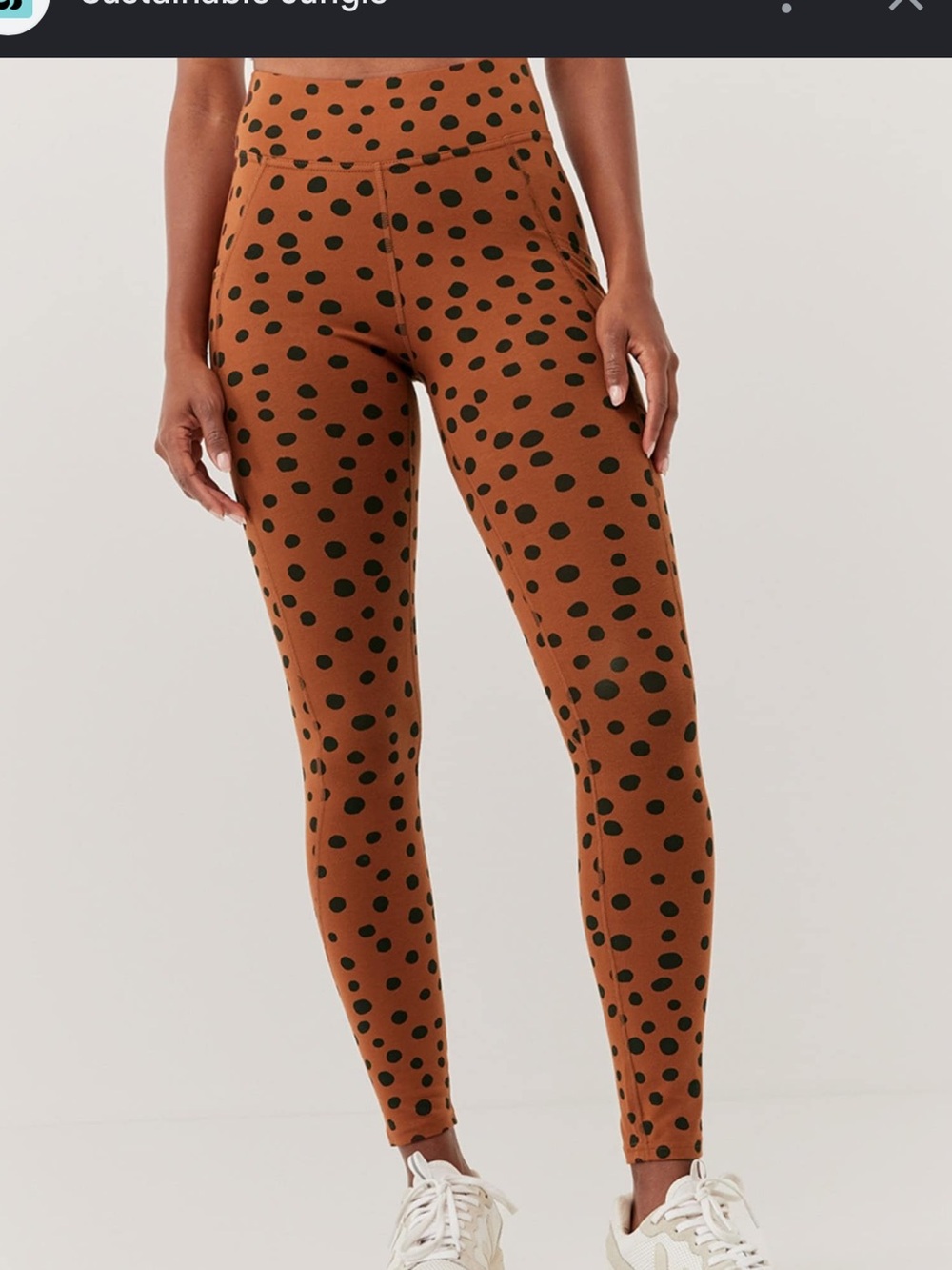 Pact Organic Cotton On The Go Leggings Size Medium - Picture 4 of 6